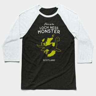 Home of the Loch Ness Monster – Scotland UK Cryptid Baseball T-Shirt